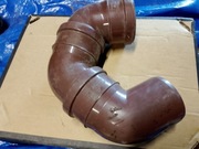 KOLANO Ø75x67 BRĄZOWE Dwukielichowe Kanion Wavin 3 sztuki komplet