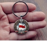 Patriotyczny brelok do kluczy 