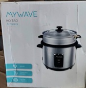 Garnek do gotowania ryżu z dodatkową funkcją gotowania na parze