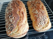 3x chleb pieczywo na drożdżach z ziarnami swojski