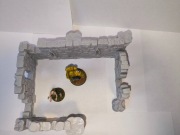 Ruinki ściany 3(Lost city) Diorama Makieta D&D