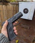 Wiatrówka ASG CZ 75 P-07 Duty 4,5mm + akcesoria