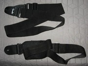 Dwa czarne paski do gitary - Fender i inny bez marki