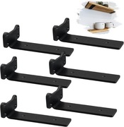 MLOQI – Zestaw 6 Uchwytów do Regału z Motywem Kocich Uszu (20 cm)