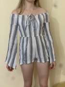 Kombinezon w paski prettylittlething 32 xxs 