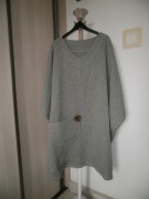 Zestaw ponczo len modal żakiet Garry Weber 44 + Gino Rossi khaki 38,5