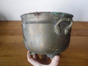 Duża doniczka osłonka miedź/mosiądz ZOBACZ 