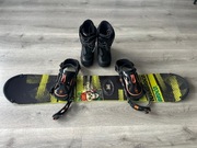 Snowboard NITRO 137 cm + wiązania + buty | Przygotowany do sezonu