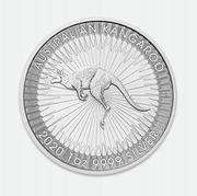 Srebrna moneta Australijski Kangur 2020 1 uncja