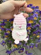 Pluszak na szydełku - Chomiczek brelok