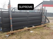 Brama przesuwna panelowa 4mx1,42m SUPREME,ocynk ogniowy+RAL, 4m, 5m