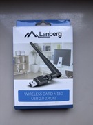 Karta sieciowa LANBERG NC-0150-WE USB-A, Zewnętrzna, 2.4 GHz