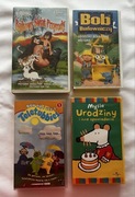 Bob Budowniczy, Teletubisie i inne - 4 filmy video dla dzieci VHS