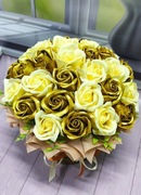 Flowebox Róże mydlane Kwiaty mydlane Prezent Urodziny 