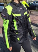 Kurtka Motocyklowa Tekstylna Turystyczna Z Ochraniaczami RST roz. S
