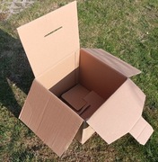 Karton 40x40x37 mocny 5 warstw na dokumenty przeprowadzki podkładka tektura