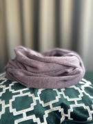 Ciepły szal komin *śliwkowy przydymiony fiolet * super jakość