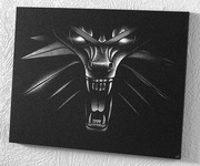 The Witcher Wiedźmin Oryginalny Obrazek na blasze 21x30 cm GRAWERKA 