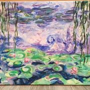 Obraz, Lilie wodne- Claude Monet, kopia, 30x40