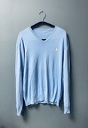 Niebieski elegancki sweter Ralph Lauren r L