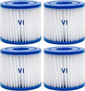 Filtry do Pompy Basenowej Basenu Wkład Filtra BESTWAY typ 6 4szt.