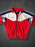 Puma Bluza Męska L Vintage Track Jacket Czerwona Na Zamek