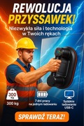Przyssawka próżniowa elektryczna 300 kg LCD | Montaż szyb, płytek, mebli