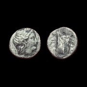 moneta Grecka - BITHYNIA . KIOS - HEAD OF APOLLO 350-300r.p.n.e