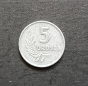 Stara moneta PRL 5. Groszy 1962 rok stary numizmat