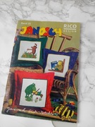 Haft krzyzykowy .Wzory z bajek Janoscha.