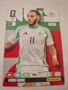 PANINI FIFA WORLD CUP 2026 karta piłkarska HERO 19 AMINE GOUIRI ALGIERIA