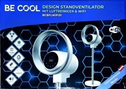 Be Cool Designerski wentylator stojący z oczyszczaczem powietrza i WiFi.