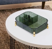 Organizer kuferek szkatułka I butelkowa zieleń I złote dodatki I Smukee