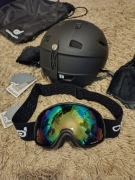 Zestaw kask narciarski snowboardowy odoland plus gogle odoland rozmiar S