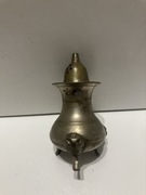 pieprzniczka posrebrzana kiedys- resztki srebra, ladny wzor. antyczna