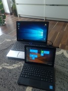 Laptop HP + tablet Coma. Zestaw z ładowarkami.