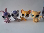 Littlest Pet Shop LPS komplet 4 sztuk
