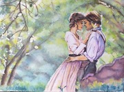 Akwarela 40x30 - "Oczarowaniei"