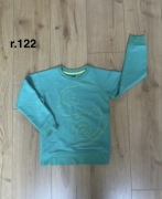Zielona bluza z długim rękawem, endo, r. 122 (6-7lat)