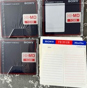 Komplet 3 nowych dysków Hi-MD SONY