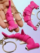 Brelok Breloczek do kluczy lub plecaka REKIN MŁOT DRUK 3D FLEXI