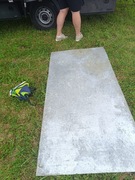 Blacha stalowa ocynkowana o wymiarach 100 x 200 cm x 0,5 mm