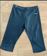 Reebok workout play dry trening! sportowe spodnie legginsy 3/4 roz. S