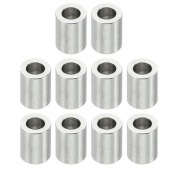 Dystans aluminiowy 4,1 mm ID x 7 mm OD x 8 mm L okrągłe 10 szt