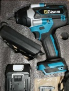 Klucz udarowy Gisam 1800Nm akumulatorowy 1/2" + bateria + ładowarka do kół