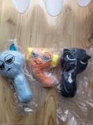 SPRUNKI pluszowa zabawka, zestaw czarny, niebieski, pomarańczowy 3 szt.