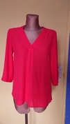 bluzka koszulowa damska koralowa H&M rozmiar M/ L 