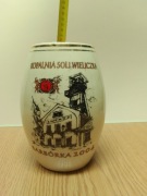 Kufel okolicznościowy kopalnia soli Wieliczka Barbórka 2004r