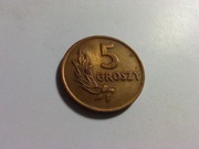 Moneta 5 groszy 1949