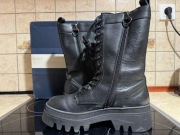 Tommy Jeans kozaki damskie do połowy łydki platforma rozmiar 38